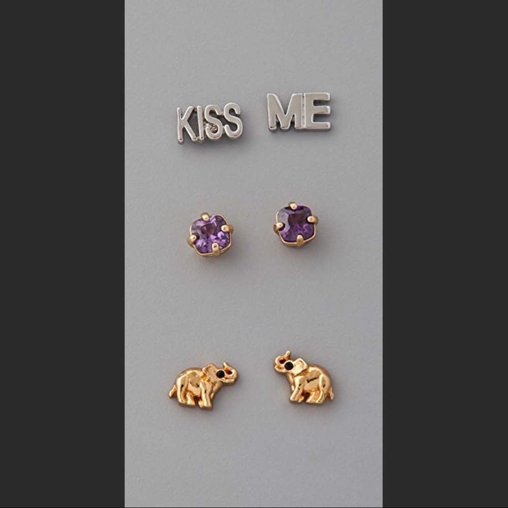 NWT Rare Juicy Couture Earring Set